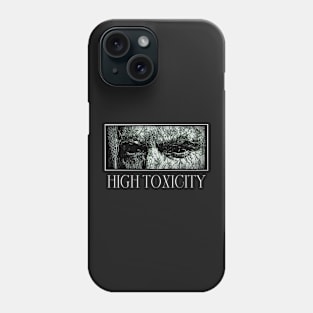 High Toxicity - Stare - Black and White Drawing Phone Case