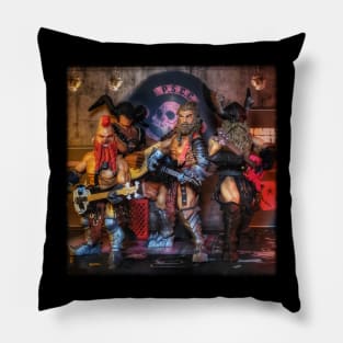 Action Figure Band 10 Pillow