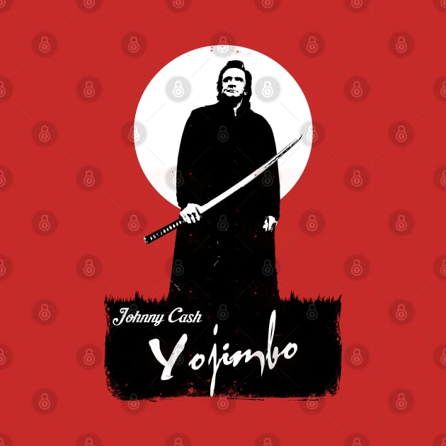 Johnny Cash as Yojimbo by hauntedjack