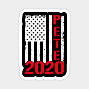 PETE President 2020 American Flag Magnet