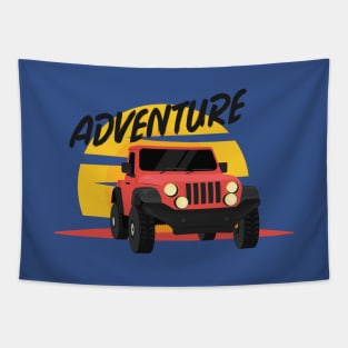 Jeep Adventure Tapestry