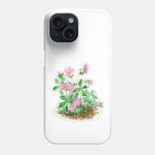 July 27th birthday flower Phone Case