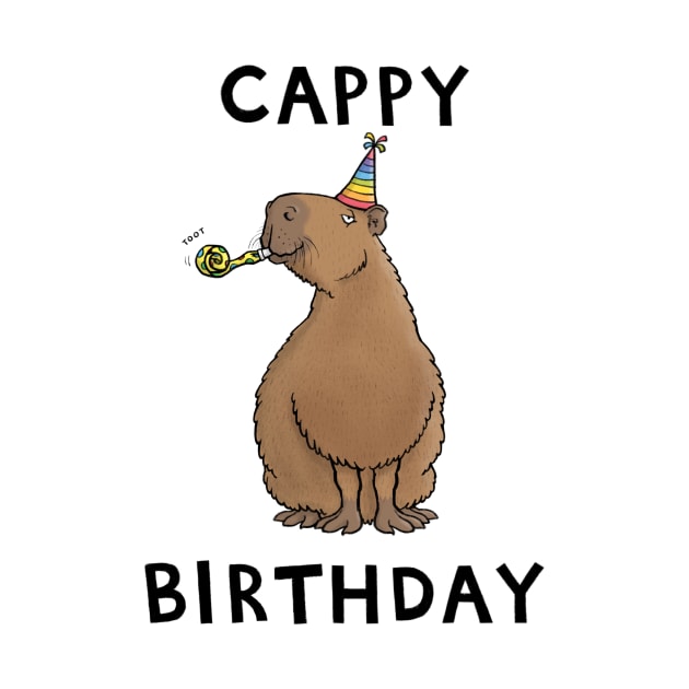 Capybara Birthday Pun by CarlBatterbee