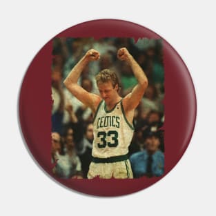 Larry Bird in Celtics Pin