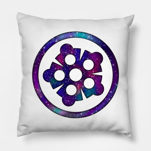 Hamato Clan logo Galaxy Pillow by Sonoyang