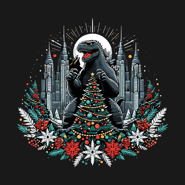 Godzilla - xmas by Rizstor