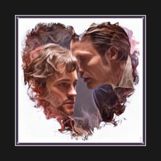 Hannigram Smoke and Lies Will and Hannibal T-Shirt