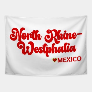 North Rhine-Westphalia: I love Germany  Deutschland Tapestry