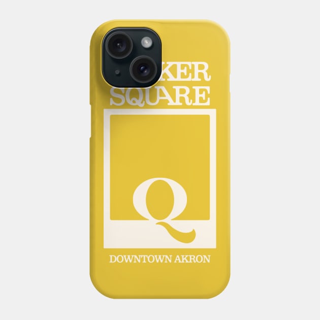 Quaker Square Akron Ohio Phone Case by Turboglyde