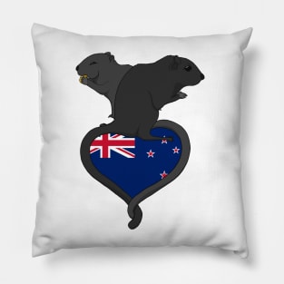 Gerbil New Zealand (dark) Pillow