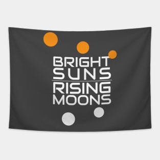 Bright Suns, Rising Moons - English - Galaxy's Edge Inspired Tapestry