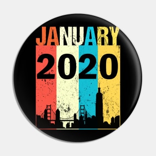 Born In January 2020 Shirt/1 Years Old Shirt / January 2020 / Born In 2020 / 2020 Gift / January Shirt / 2020 Gift Hoodie Pin