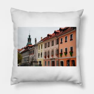 Mark of Mary Statue in Skofja Loka Pillow