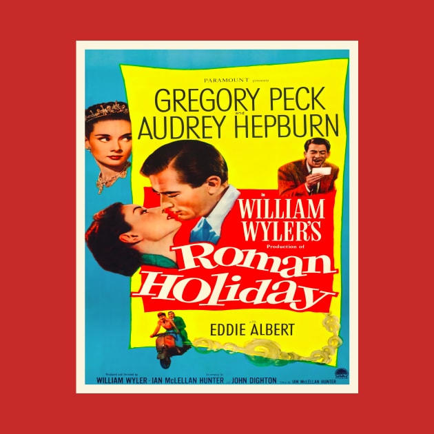 Roman Holiday Vintage Movie Poster by xposedbydesign