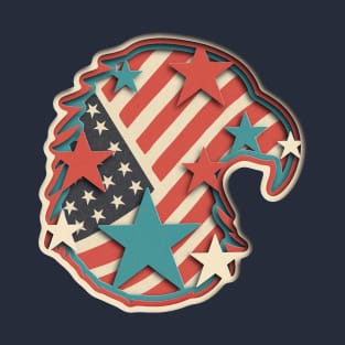 Patriotic Papercraft T-Shirt