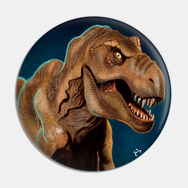 Tyrannosaurus rex - Black Pin by Thor Reyes