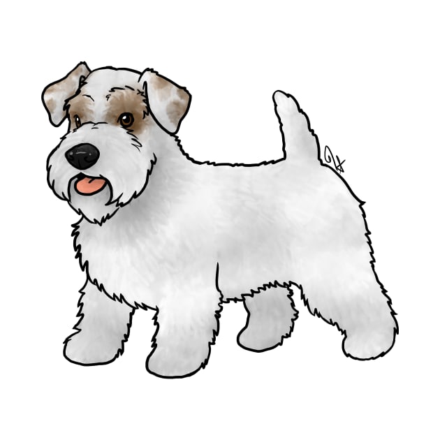 Dog - Sealyham Terrier - Clipped Tan by Jen's Dogs Custom Gifts and Designs