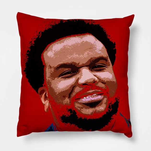 craig robinson Pillow by oryan80