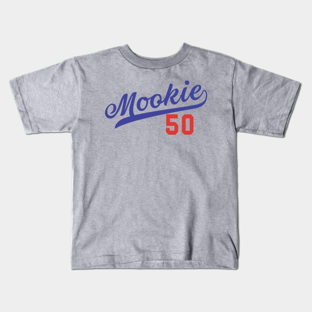 Mookie Betts 50 Los Angeles Baseball Jersey - Mookie Betts - Kids