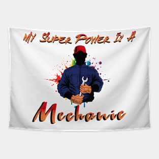 My Super Power is A Mechanic Tapestry