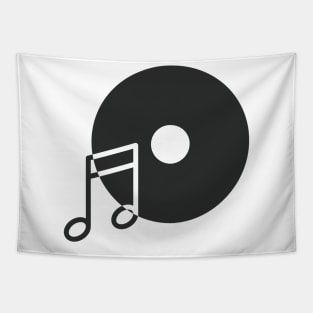 Vinyl Musical Note Tapestry