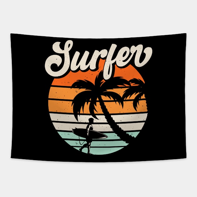 Surfing T Shirt For Women Men Tapestry by Xamgi