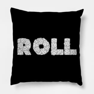 Roll dice mosaic Pillow