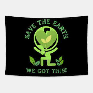 Save the earth Tapestry