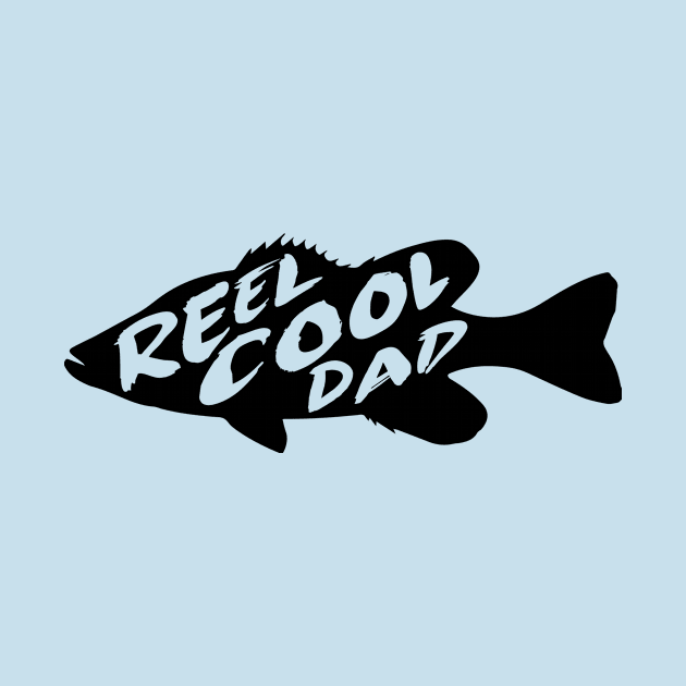 Reel Cool Dad Fishing Father Gift by HeyListen