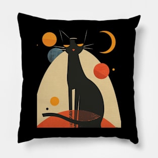 Mid-Century Modern CAT Scratching Pillow