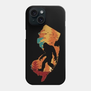 Bigfoot Retro Vintage Sasquatch New Jersey Phone Case