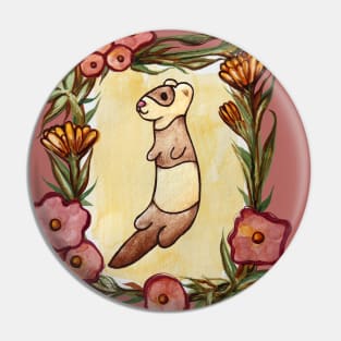 Lovely Ferret Pin