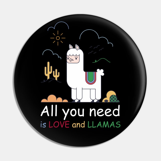 All you need is love and LLAMAS Pin by Pannolinno