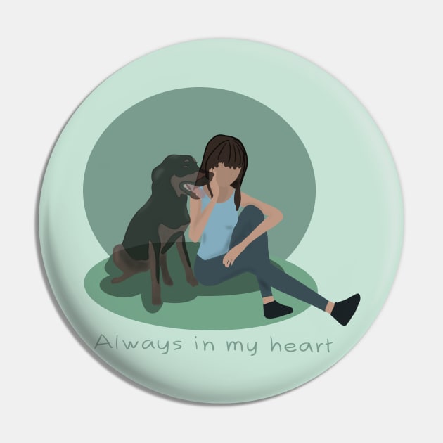 Always in my heart Pin by Antiope