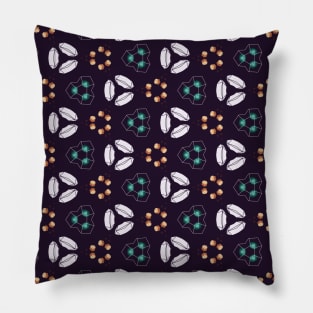 Geometric gem space pattern Pillow