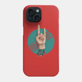 Plugged In(striped/red) Phone Case