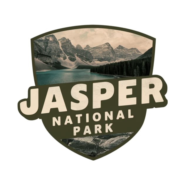 Retro Jasper National Park by Perspektiva