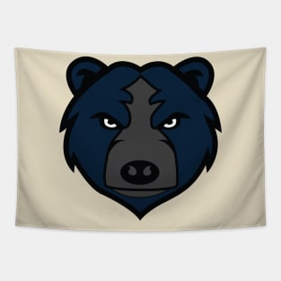 Bear Head Mascot Tapestry