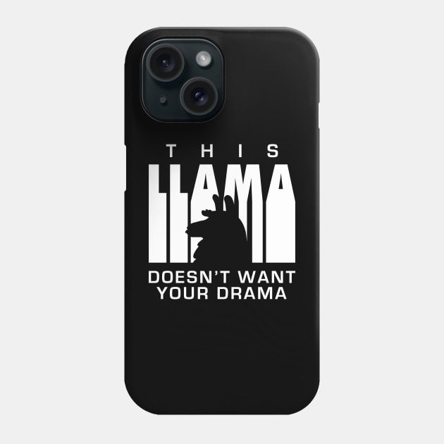 Llama Drama Phone Case by LuckyFoxDesigns