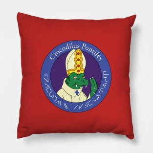 Crocodilus Pontifex Pillow