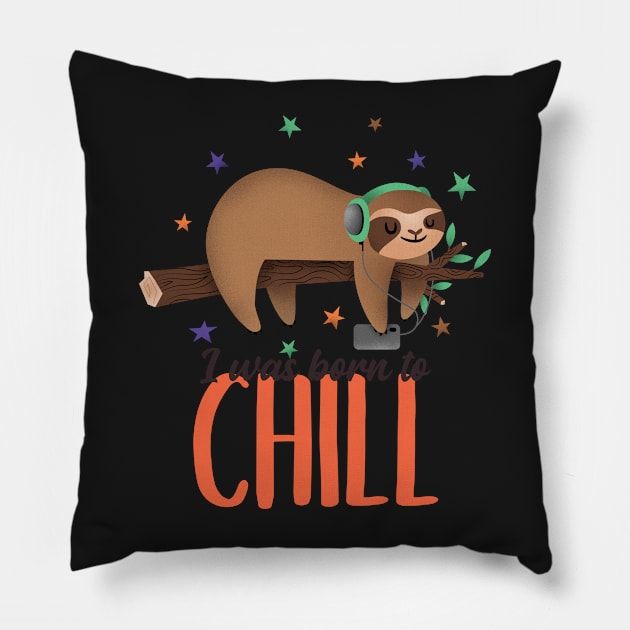 Born to Chill Pillow by kansaikate