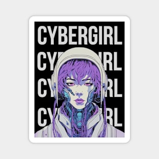 cyberpunk girl Magnet
