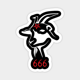 Satanic Goat Magnet