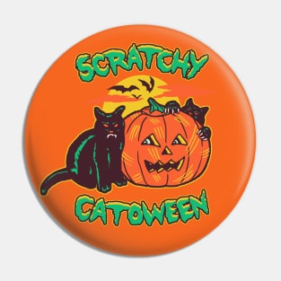 Scratchy Catoween Pin