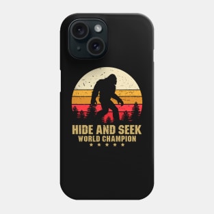 Vintage Undefeated Hide And Seek Champion Shirt Bigfoot 6 Phone Case