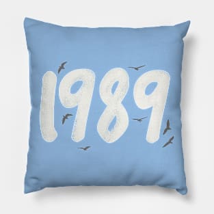 1989 Brush Stroke Pillow