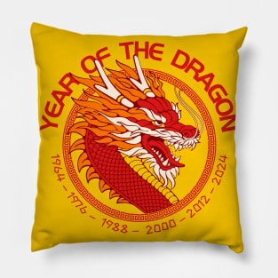 Chinese Year of the Dragon Pillow