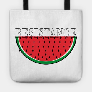 RESISTANCE Watermelon- Resistance Is Justified When People Are Occupied - Double-sided Tote