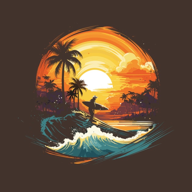 Surfboard master, summer surfing, sunset hunting v2 by H2Ovib3s