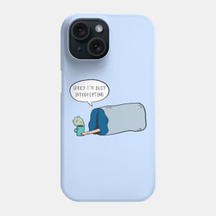 Sorry I'm Busy Introverting Phone Case